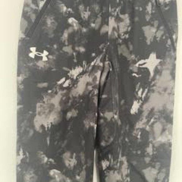 Under Armour Rival Fleece Camo Joggers – Boys Youth Medium Color Gray /Black - Picture 3 of 9